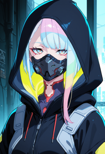cyberpunk anime wallpaper