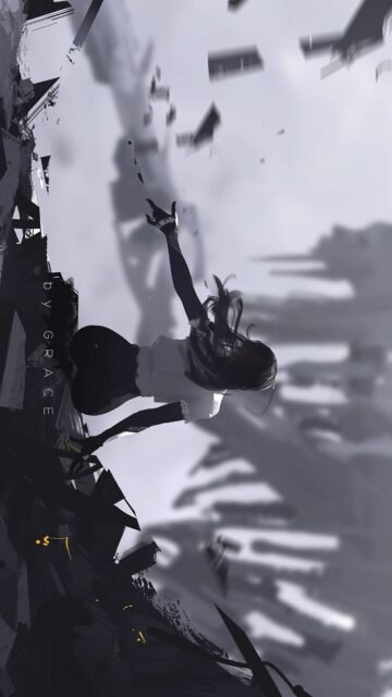 cyberpunk anime wallpaper