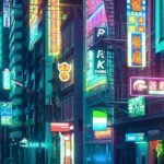 cyberpunk anime wallpaper