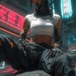 cyberpunk anime wallpaper