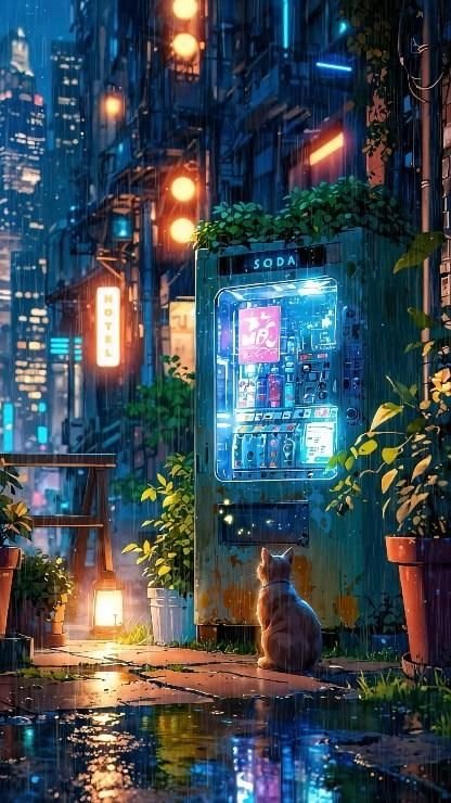 cyberpunk anime wallpaper
