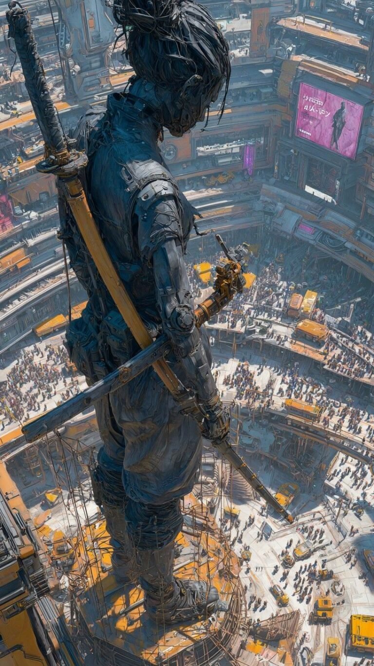 cyberpunk anime wallpaper