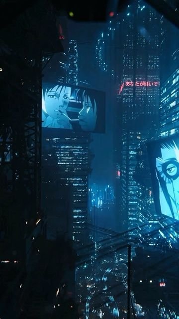 cyberpunk anime wallpaper