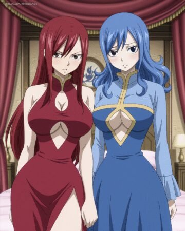 Erza Scarlet + Juvia Lockser | Fairy Tail