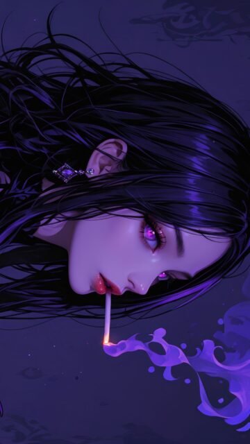 cyberpunk anime wallpaper