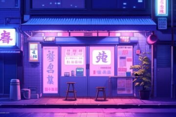 cyberpunk anime wallpaper