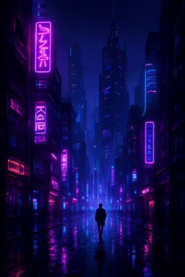 cyberpunk anime wallpaper