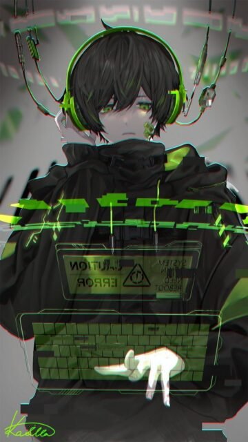 cyberpunk anime wallpaper