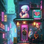 cyberpunk anime wallpaper