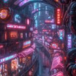 cyberpunk anime wallpaper