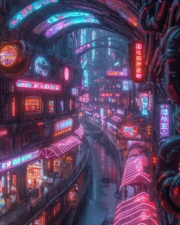 cyberpunk anime wallpaper