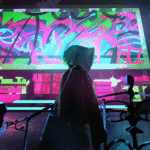 cyberpunk anime wallpaper