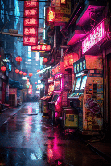 cyberpunk anime wallpaper