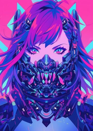 cyberpunk anime wallpaper