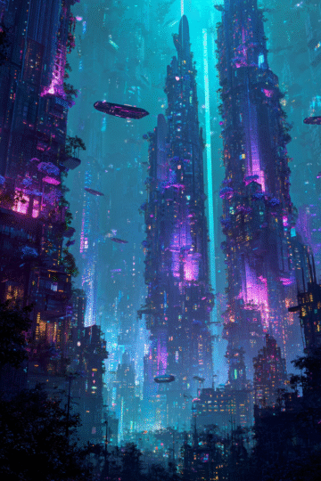 cyberpunk anime wallpaper