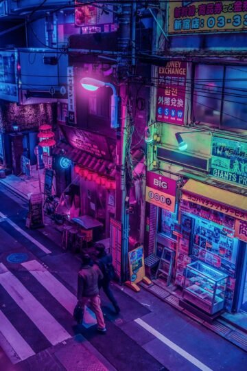 cyberpunk anime wallpaper