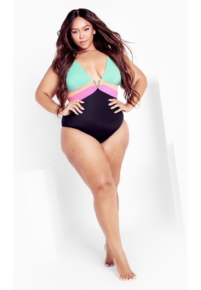 plus size swimwear