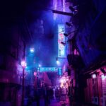 cyberpunk anime wallpaper