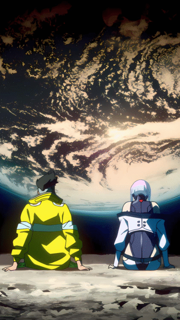 cyberpunk anime wallpaper