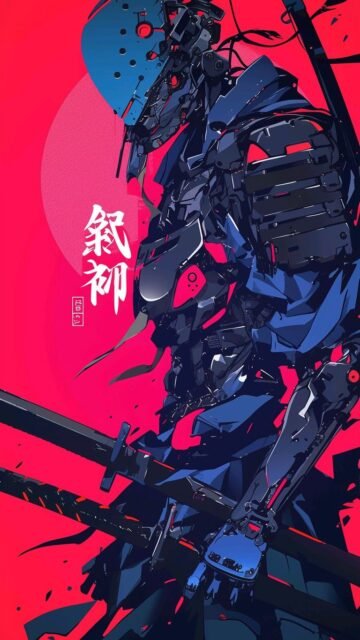 cyberpunk anime wallpaper