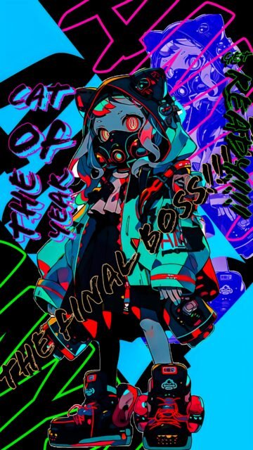 cyberpunk anime wallpaper