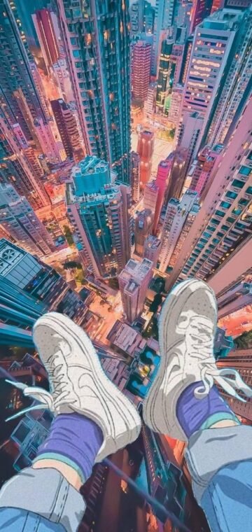 cyberpunk anime wallpaper