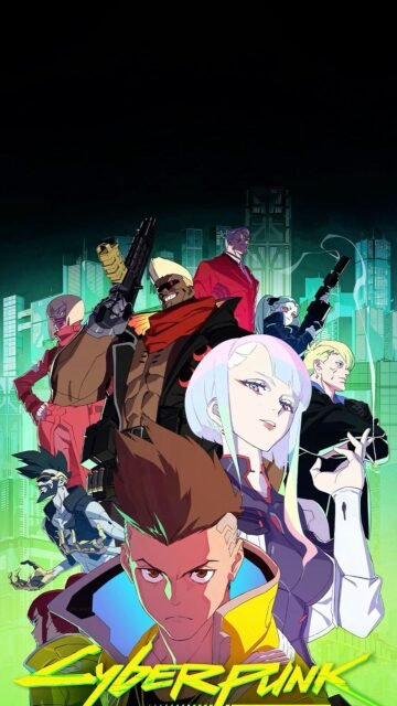 cyberpunk anime wallpaper