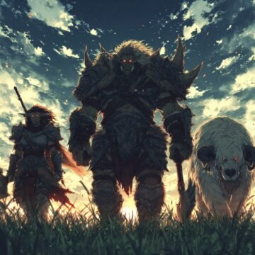 When the sun bleeds across the horizon, the **Giants of the Dusk** awaken. Born