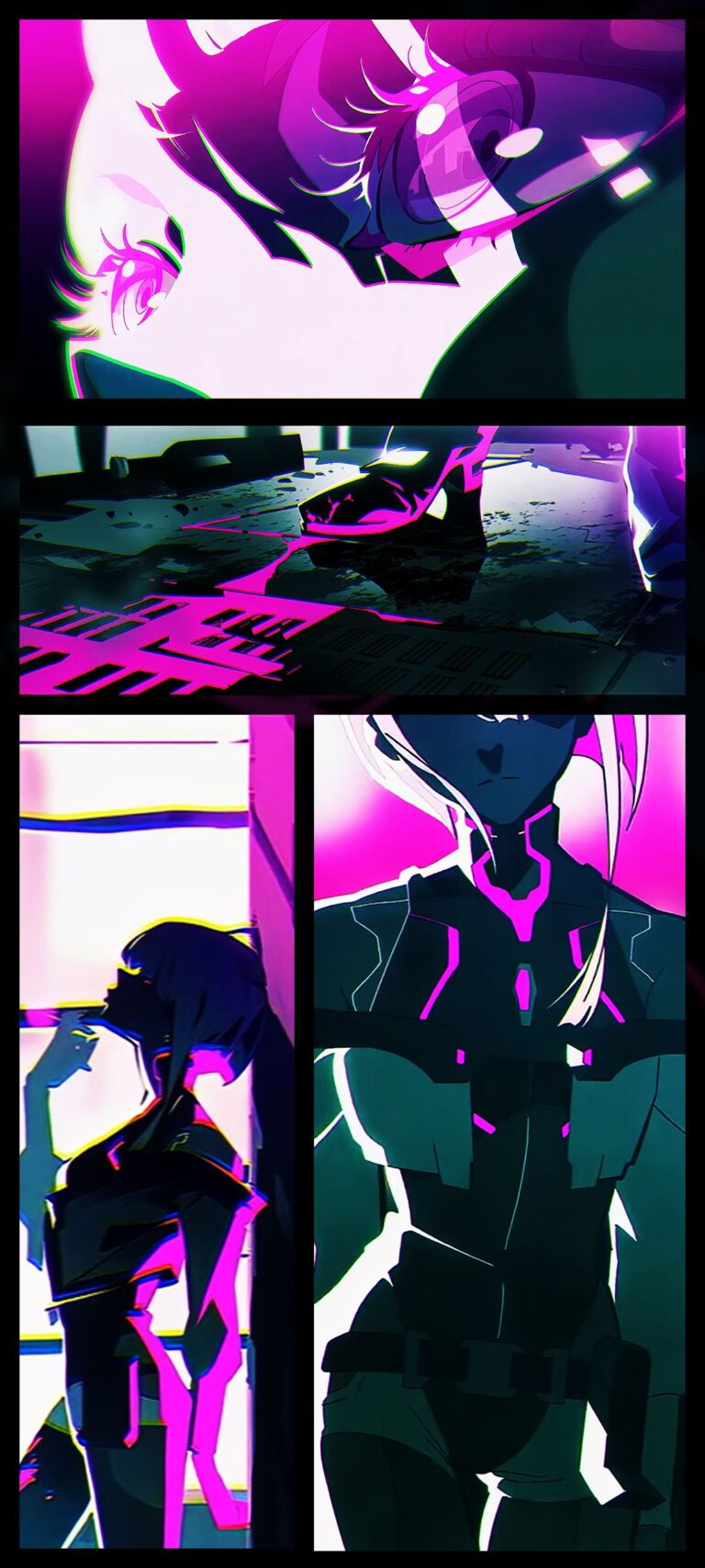 cyberpunk anime wallpaper